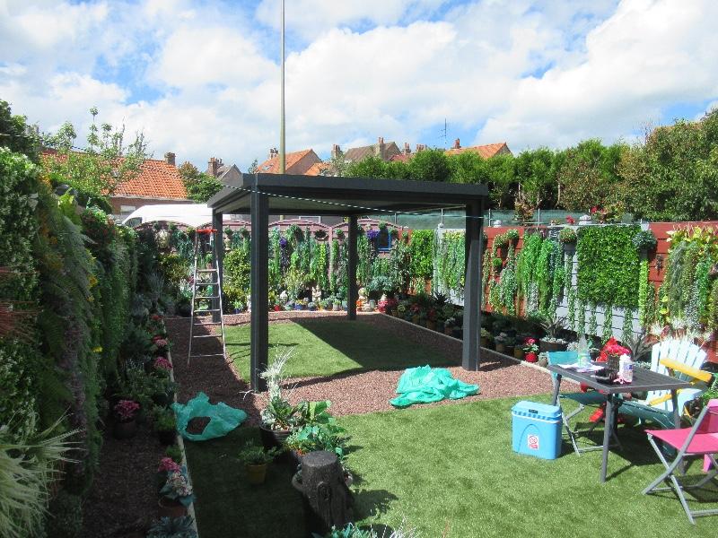 Notre équipe s'est rendue a Dunkerque pour installer une Pergola 