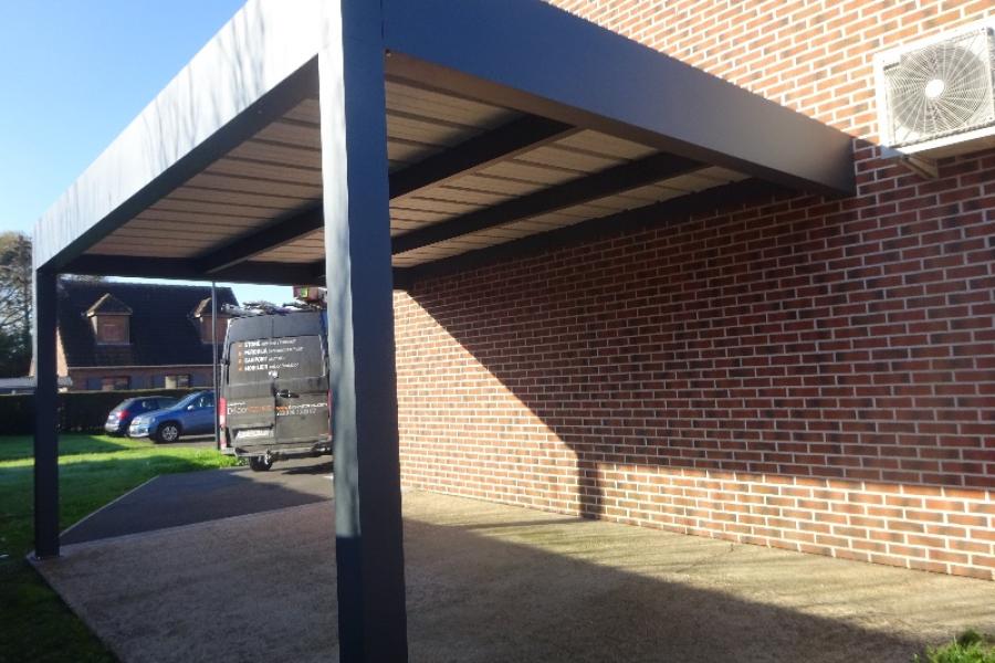 Installation d'un carport en aluminium à Wormhout : un choix pratique & esthétique